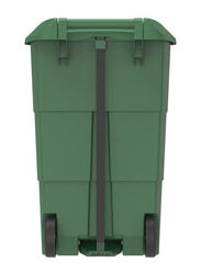 Cosmoplast Step On Waste Bin, Green