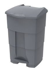 Cosmoplast 45L Step On Waste Bin, Cool Grey