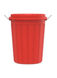 Cosmoplast Drum Comp, 80 Liters, Red