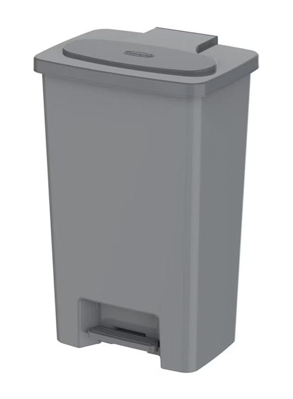 Cosmoplast 78L Step On Waste Bin, Grey