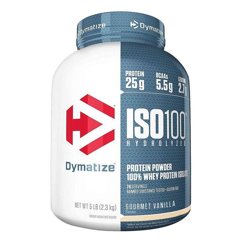 

Dymatize ISO 100, Gourmet Vanilla, 5 LB