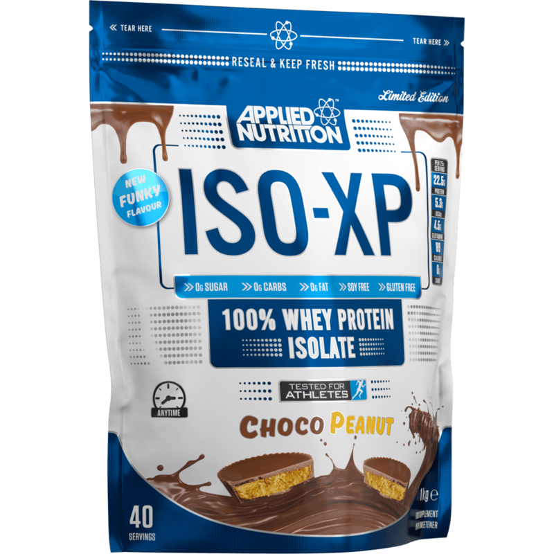Applied Nutrition ISO-XP 100% Whey Protein Isolate, Chocolate Peanut, 1 kg