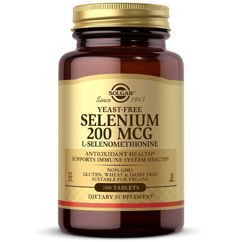 

Solgar Selenium, 200 mcg, 100 Tablets