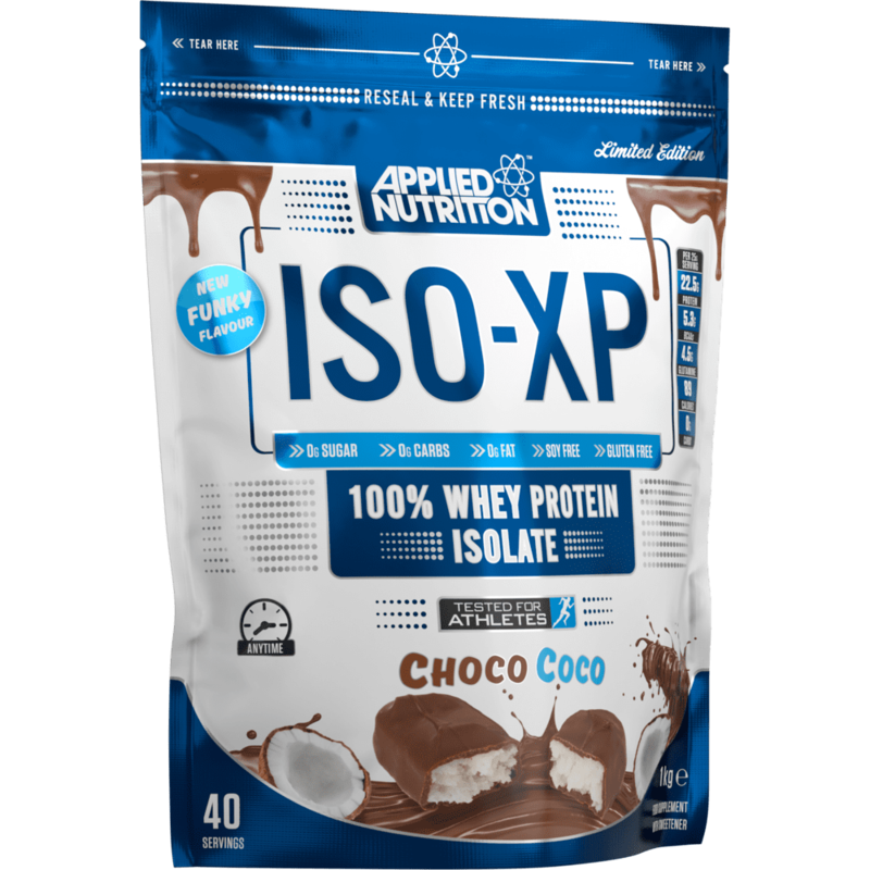 

Applied Nutrition ISO-XP 100% Whey Protein Isolate, Chocolate Coconut, 1 kg