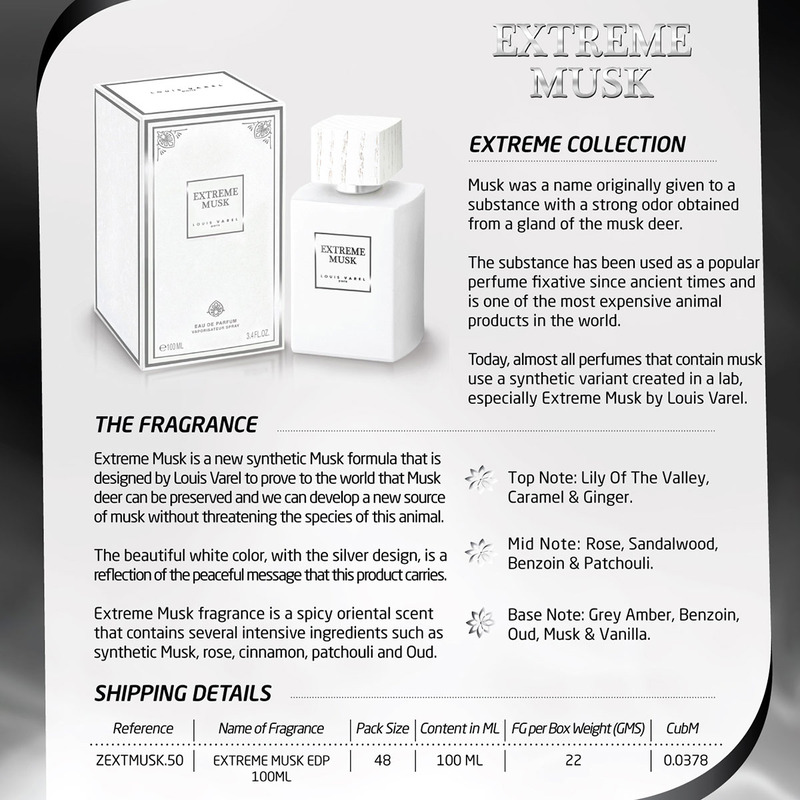 EXTREME MUSK EDP UNISEXE 100 ML