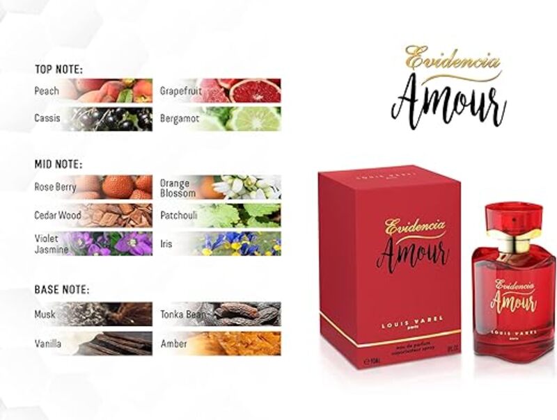 Louis Varel Evidencia Amour Women EDP 90ML