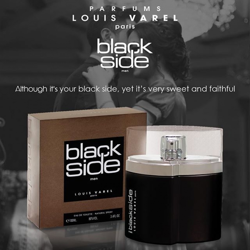 LOUIS VAREL BLACK SIDE EDT MEN 90ML
