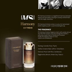 MARCO SERUSSI HARMONY EXTREME EDP UNISEXE 100ML