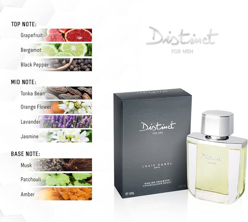 LOUIS VAREL DISTINCT MEN EDT 100 ML