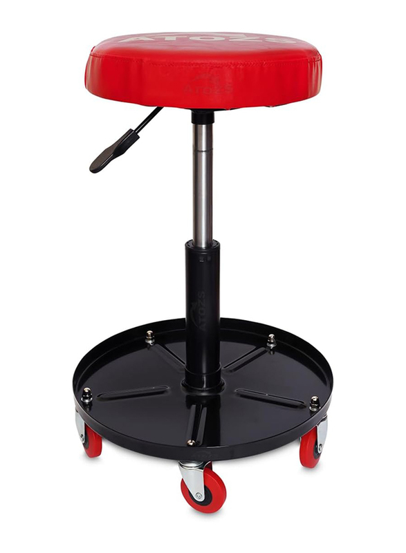 Atozs Adjustable Pneumatic Chair, Red/Black