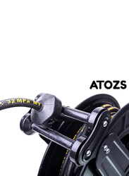 Atozs High Pressure Hose Reel for Air/Oil/Water, Black