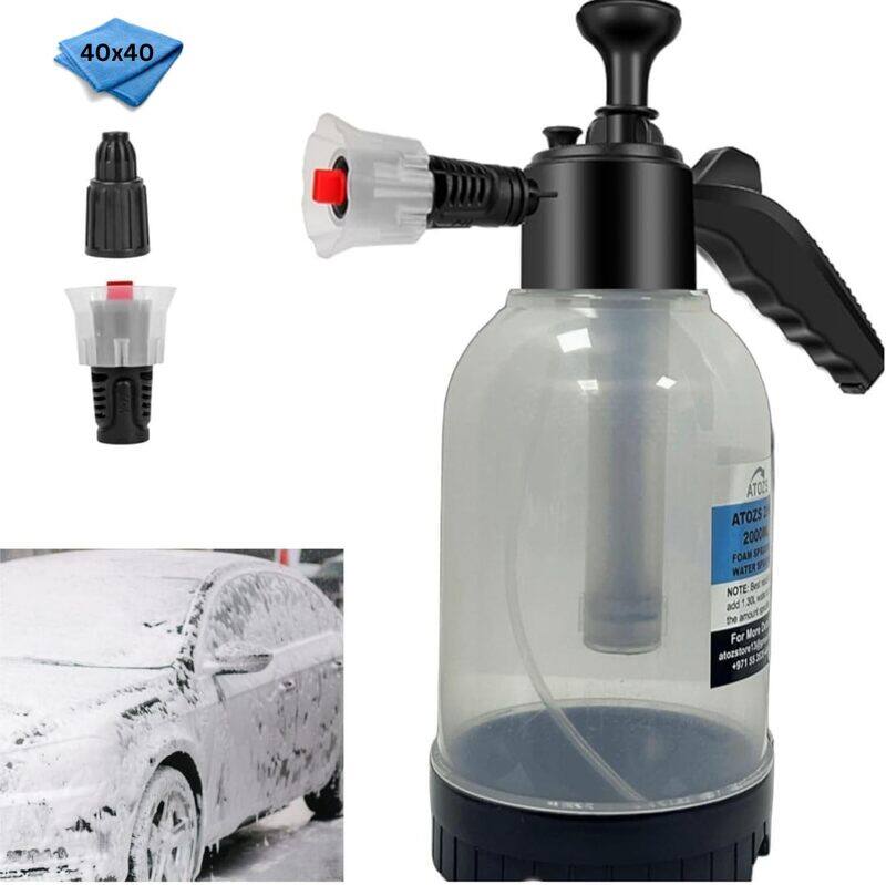 

ATOZS Snow Foam Sprayer, Heavy Duty Hand Pressurised Soap Sprayer, Pressure Foam Sprayer Bottle, Garden Sprayers, Car Wash Foam Spray Bottle, Garden W