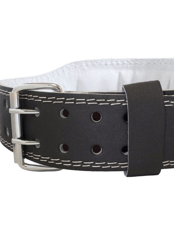 Grizzly Fitness Pacesetter Padded Pro Weight Belt, 6", Large, 8444-04-6-BLK, Black