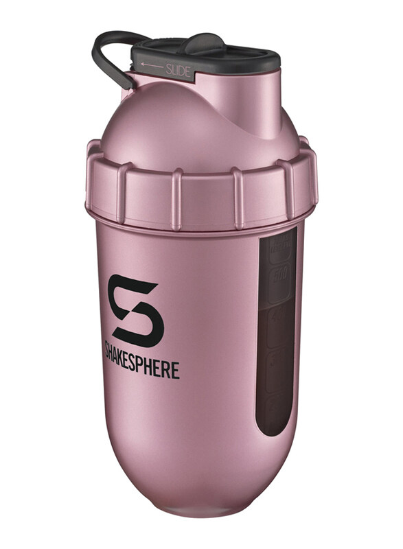

Shakesphere 700ml Black Logo Tumbler View, Rose Gold