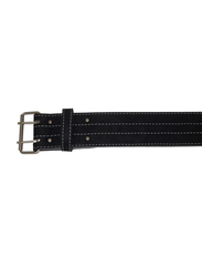 Grizzly Fitness Double Prong Power Lifting Weight Belt, Medium, 8472-04-BLK, Black