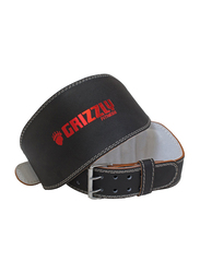 Grizzly Fitness Pacesetter Padded Pro Weight Belt, 6", Large, 8464-04-6-BLK, Black