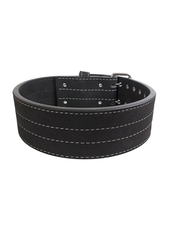 Grizzly Fitness Double Prong Power Lifting Weight Belt, Small, 8472-04-BLK, Black