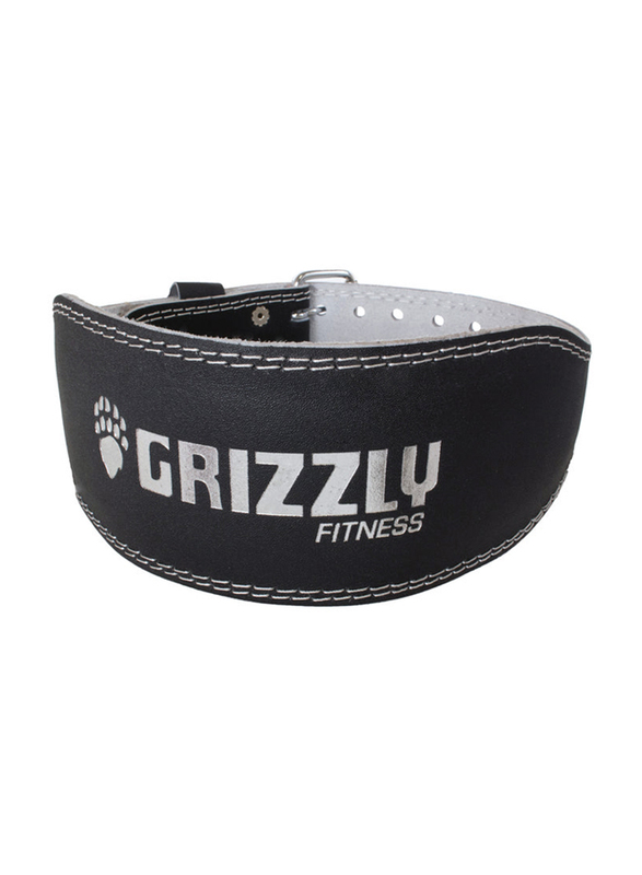 Grizzly Fitness Pacesetter Padded Pro Weight Belt, 6", Medium, 8444-04-6-BLK, Black