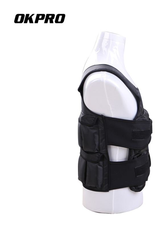  Adjustable Weight Vest, OK1748, 10KG, Black