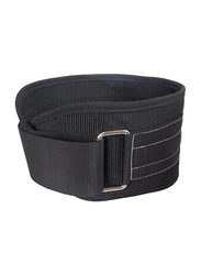 Grizzly Fitness Bear Hugger Nylon Pro Weight Training Belt, 6", Large, 8836-04-6-BLK, Black