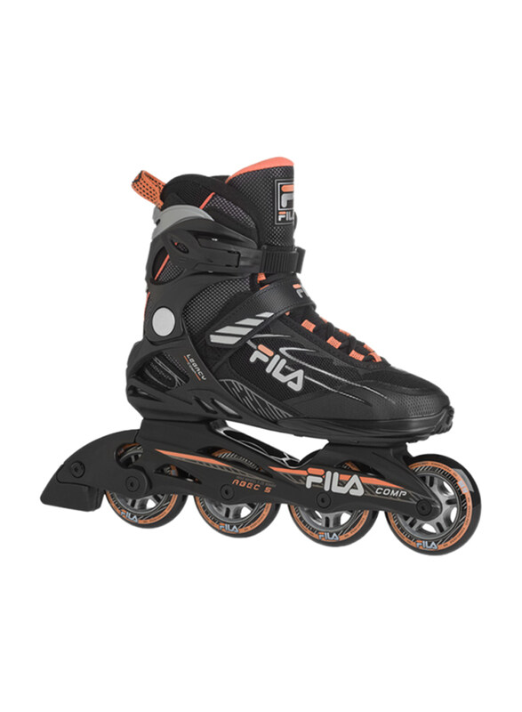 

Fila Legacy Comp Lady Inline Skates, 6.5, Black/Salmon