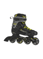 Fila Houdini Inline Skates, 10, Black/Grey/Lime