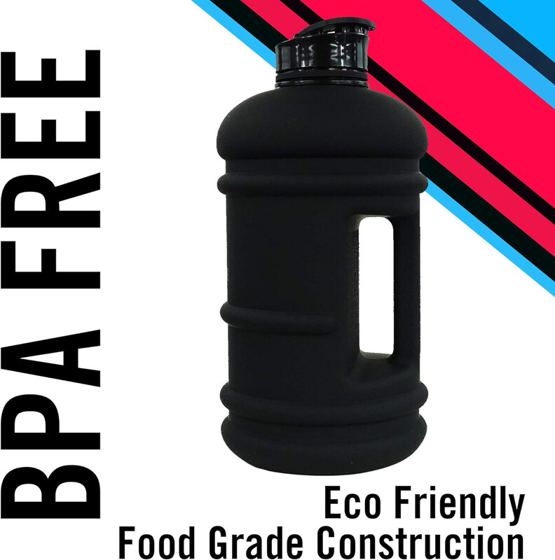 

Shakesphere 1.3 Ltr Black Logo Hydration Jug, Matte Black
