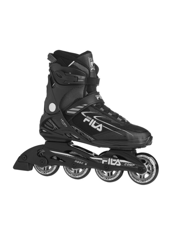 

Fila Legacy Comp Inline Skates, 8, Black/Grey