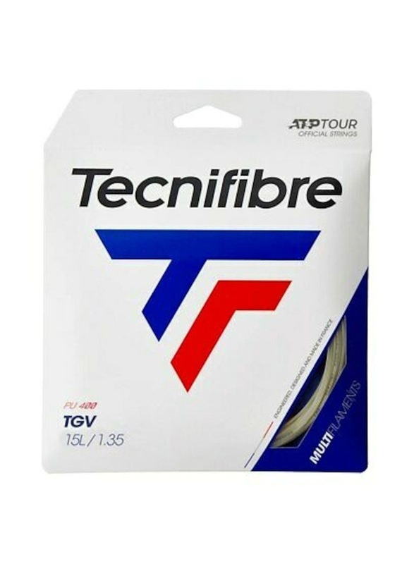 Tecnifibre Tgv Naturel Tennis String, 1.35mm, Natural