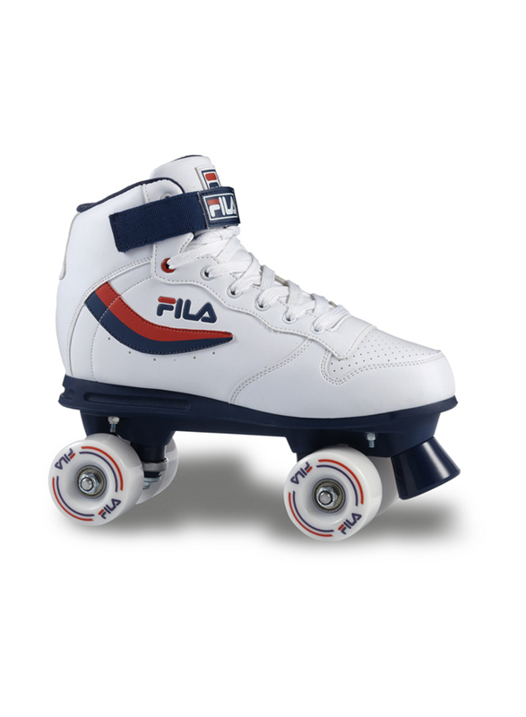 Fila Skates Ace Inline Skates, 37, White/Blue/Red