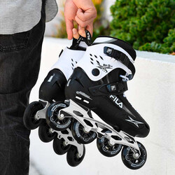 Fila Houdini Evo Inline Skates, 6.5, Black/White