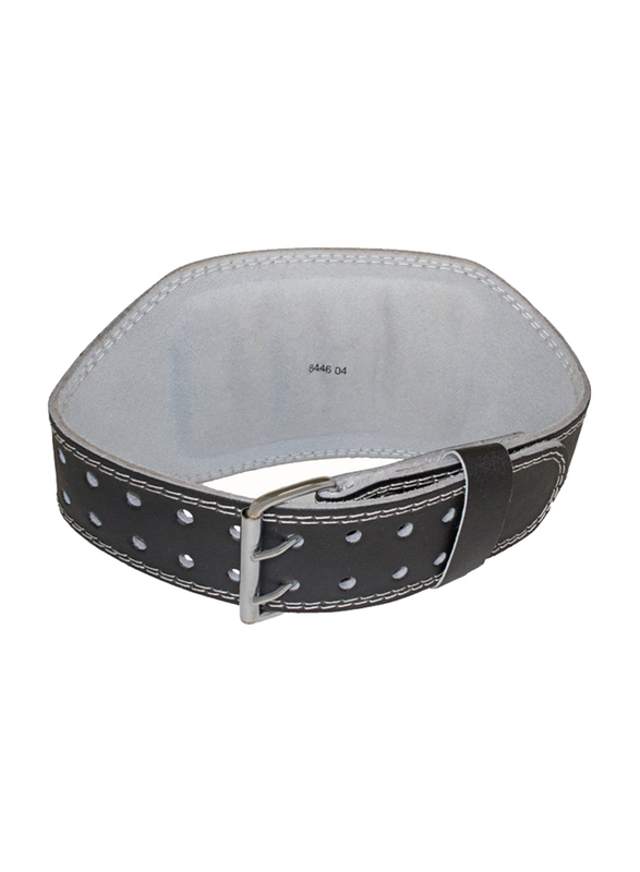 Grizzly Fitness Pacesetter Padded Pro Weight Belt, 4", Large, 8444-04-4-BLK, Black