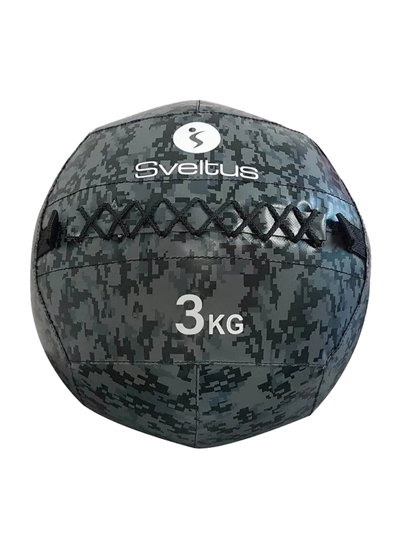 Sveltus Wall Ball, 3 KG, Camouflage