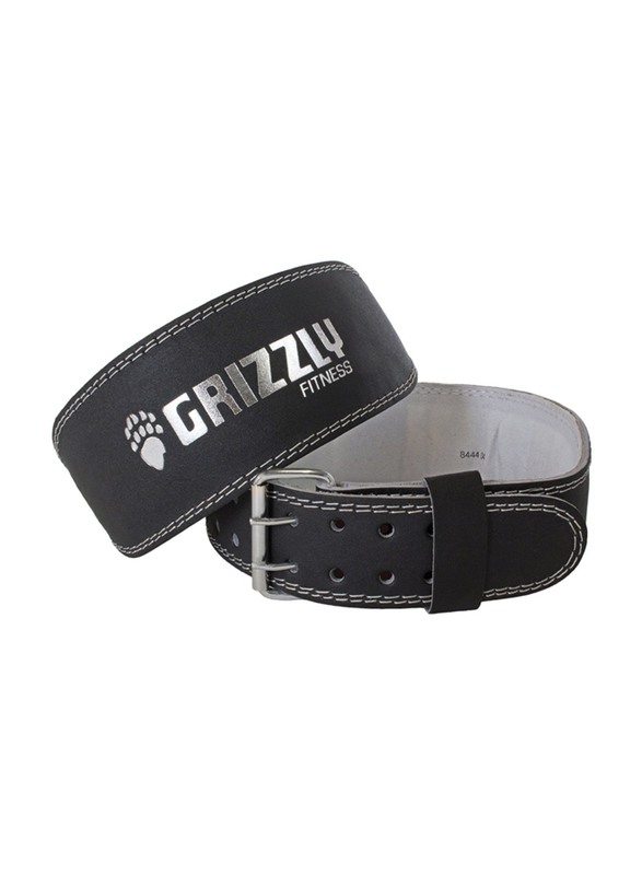 Grizzly Fitness Pacesetter Padded Pro Weight Belt, 6", Medium, 8444-04-6-BLK, Black