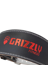 Grizzly Fitness Pacesetter Padded Pro Weight Belt, 6", Medium, 8464-04-6-BLK, Black