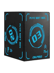  3-in-1 Soft Jump Box, OK0049E-2, Blue/Black