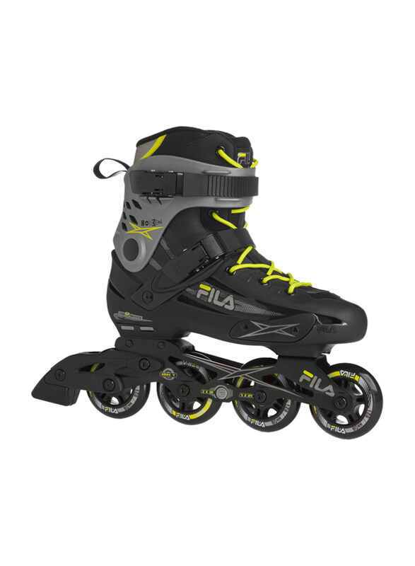 

Fila Houdini Inline Skates, 7.5, Black/Grey/Lime