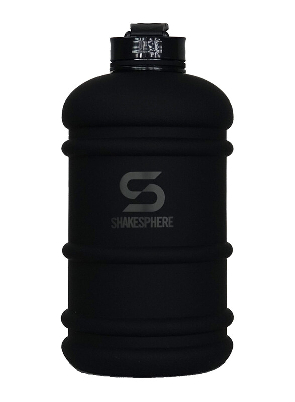 

Shakesphere Black Logo Hydration Jug, 2.2 Ltr, Matte Black