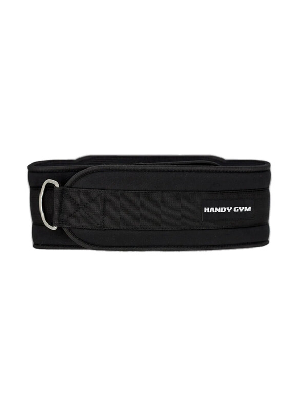 

Handy Gym Belt with 2 Carabiners, HGA02650, Black