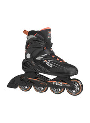 Fila Legacy Comp Lady Inline Skates, 6.5, Black/Salmon