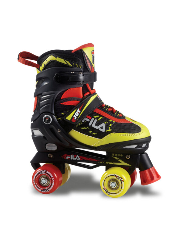 

Fila Skates Joy Inline Skates, M38, Black/Red/Lime