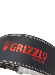 Grizzly Fitness Pacesetter Padded Pro Weight Belt, 4", Medium, 8464-04-4-BLK, Black