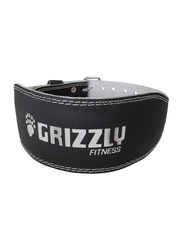 Grizzly Fitness Pacesetter Padded Pro Weight Belt, 6", Large, 8444-04-6-BLK, Black