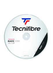 Tecnifibre Bob Black Code Tennis String, 200m, 1.28mm, Black