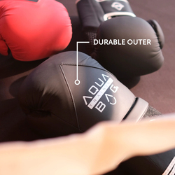 Aqua 16oz Training Flow Boxing Glove, Black
