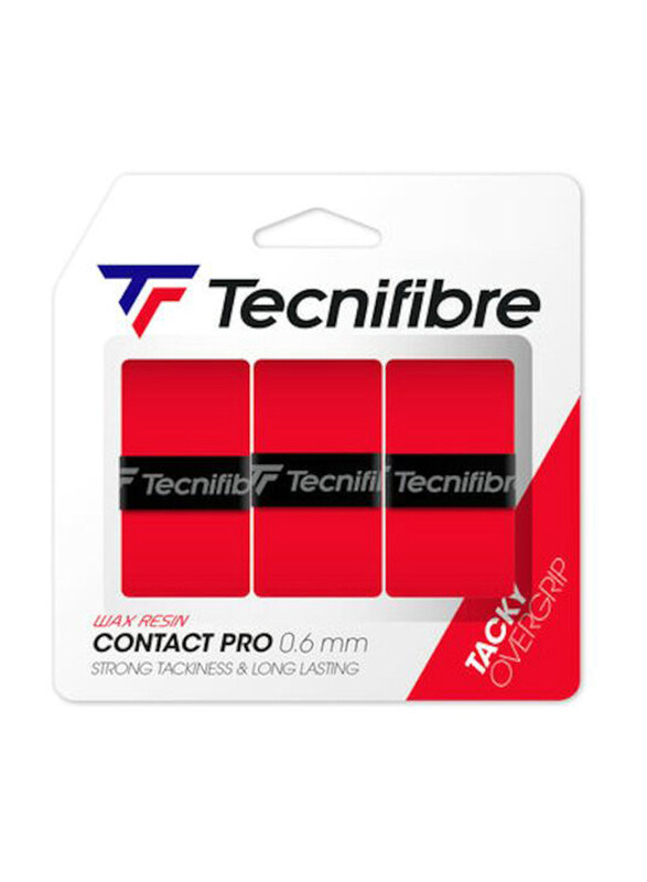 

Tecnifibre Contact Pro Overgrip, 1 Piece, Red