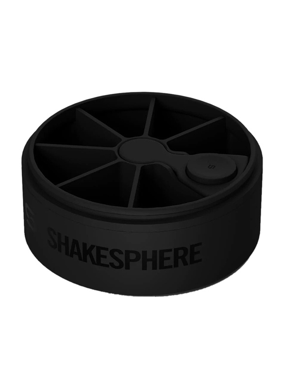 ShakeSphere 2 Units Magnetic Pill Storage, Black