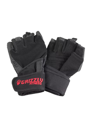 Grizzly Fitness Nytro Wrist Wrap, Large, 8765-04-BLK, Black