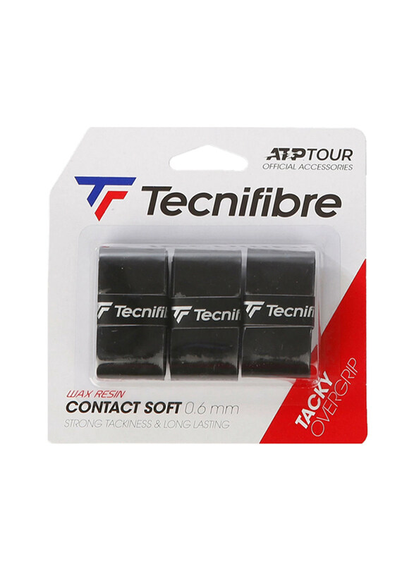 

Tecnifibre Contact Soft Overgrip, 1 Piece, Black