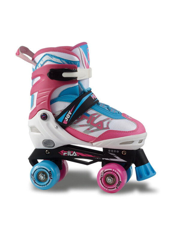 

Fila Skates Joy Girl Inline Skates, S34, White/Pink/Light Blue